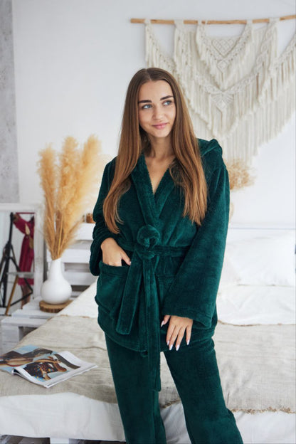 Піжама жіноча із велсофту шаль