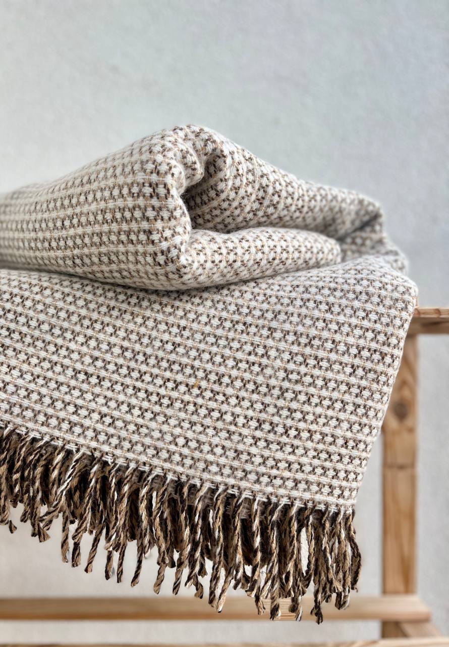 Шерстяний плед Wool