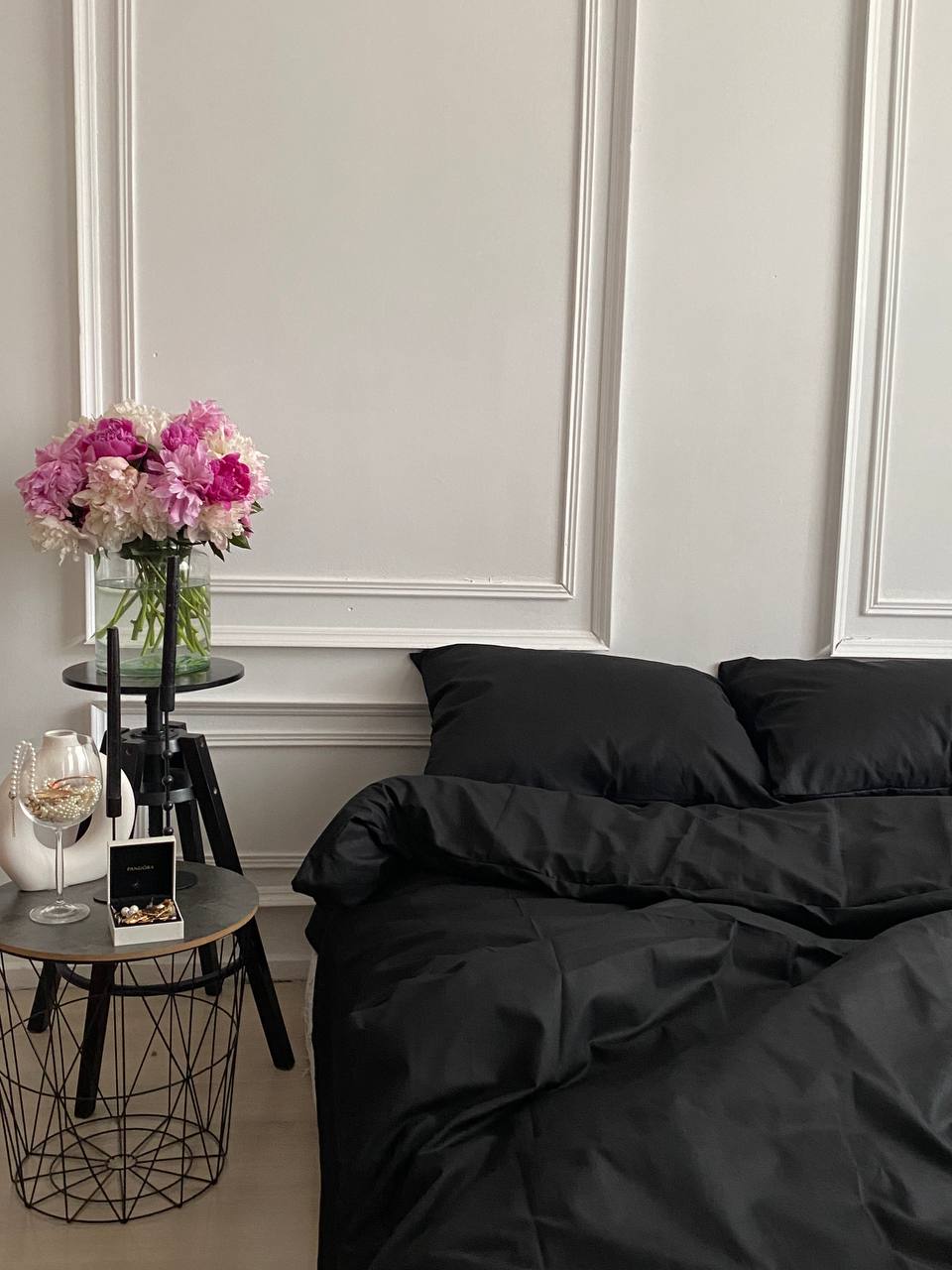 Комплект постільної білизни із бязі Black