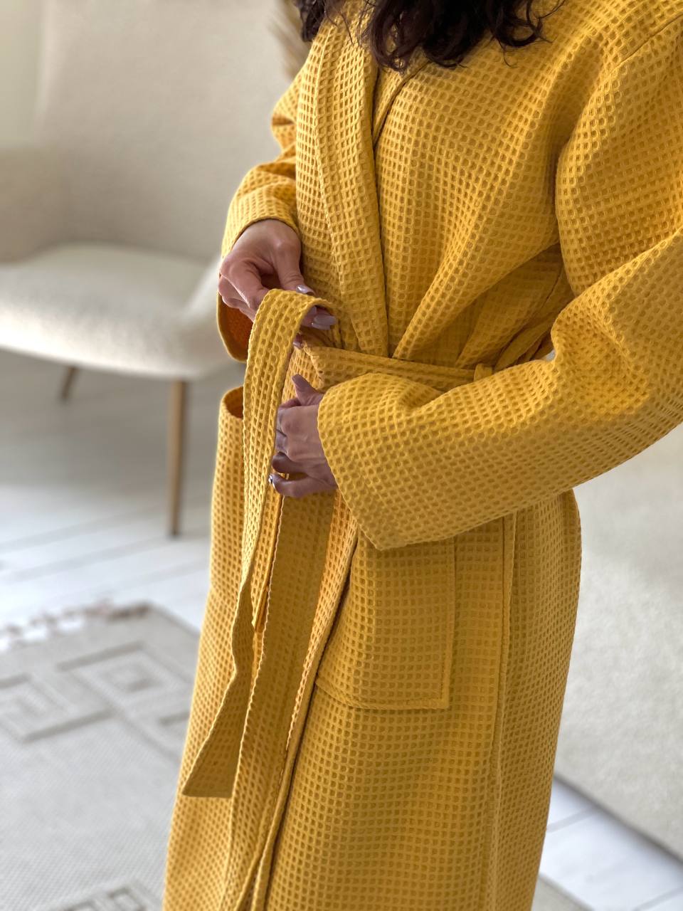 Чоловічий халат вафельний Ideal