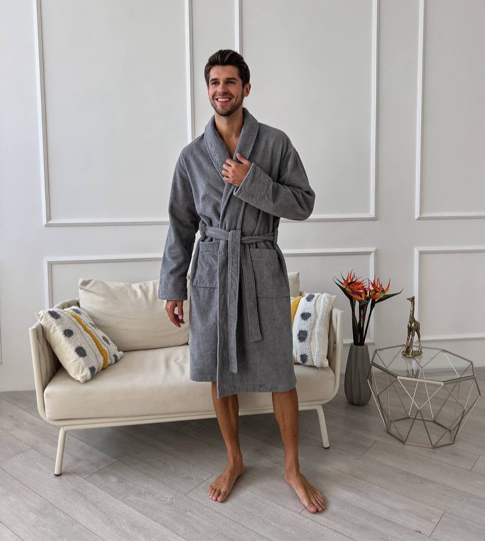 Чоловічий халат махровий Fortune