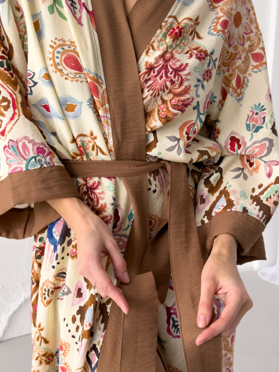 Жіночий халат із віскози Boho