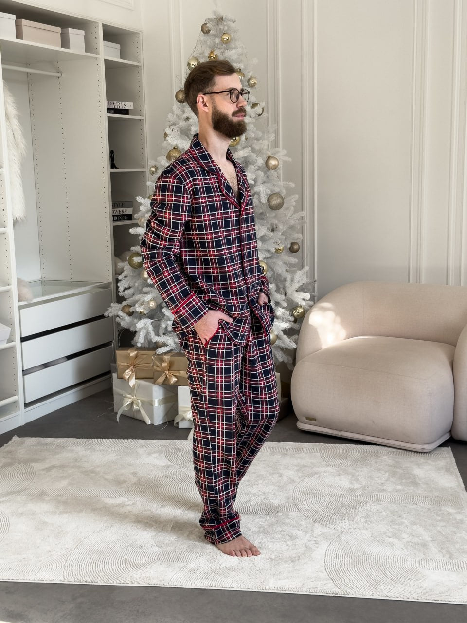 Піжама чоловіча із трикотажу Oxford