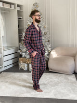 Піжама чоловіча із трикотажу Oxford