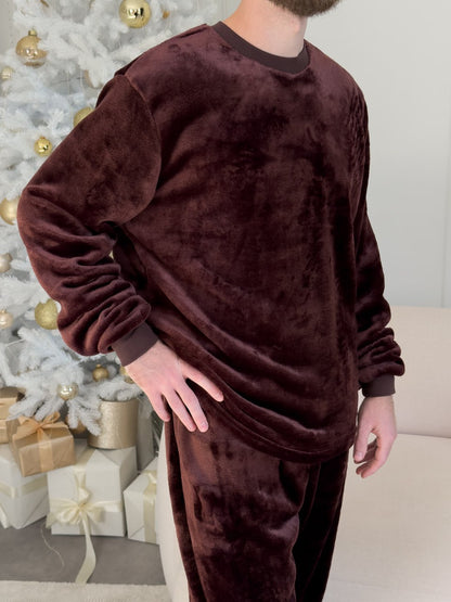 Піжама чоловіча із велсофту Теплик