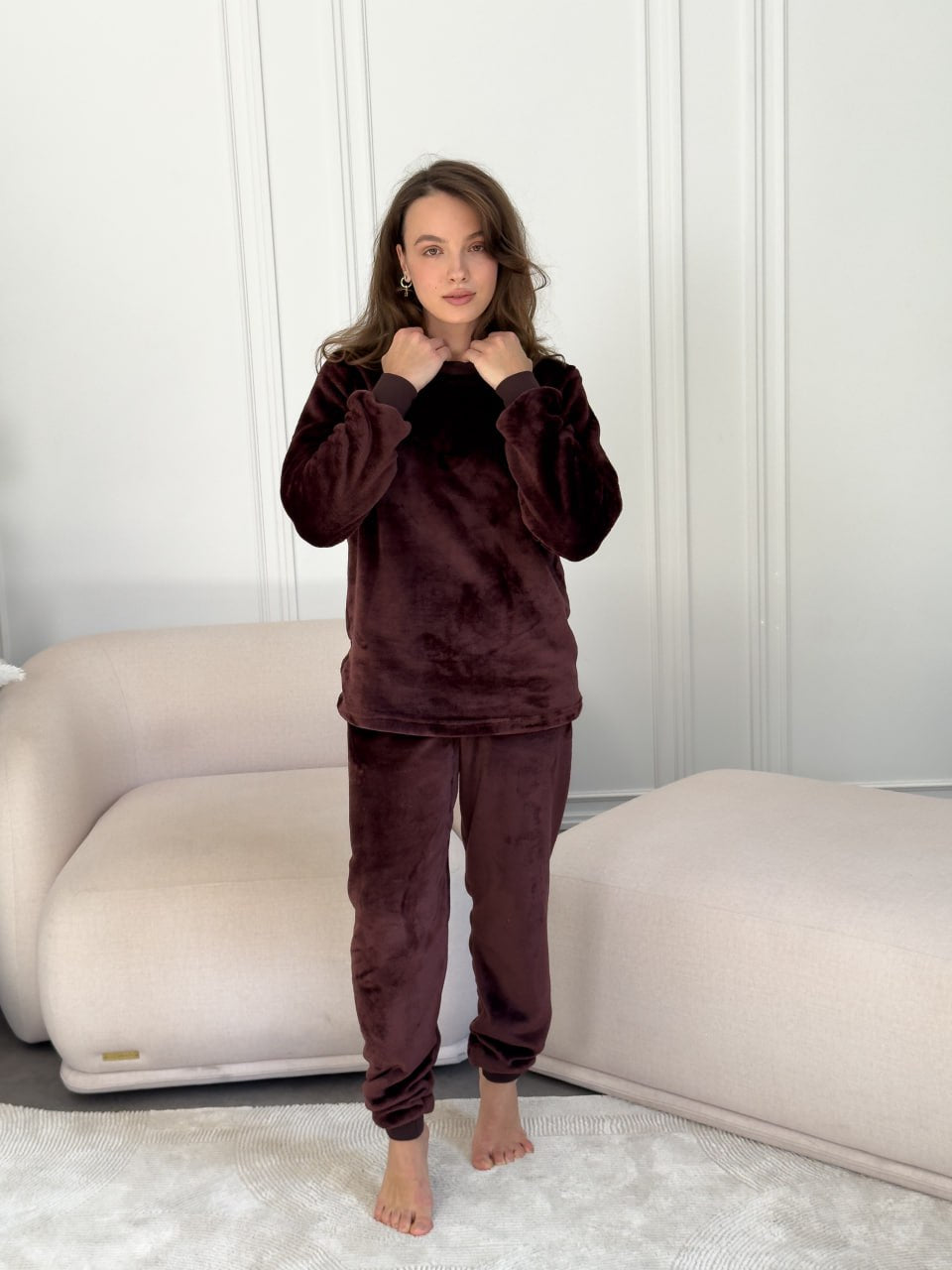 Піжама жіноча із велсофту Теплик