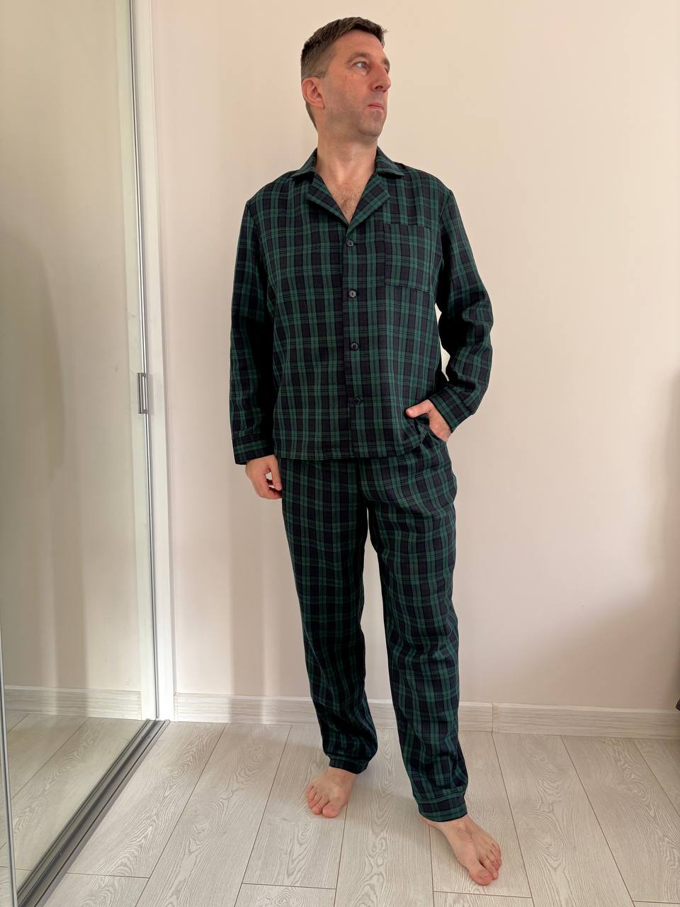 Піжама чоловіча із фланелі