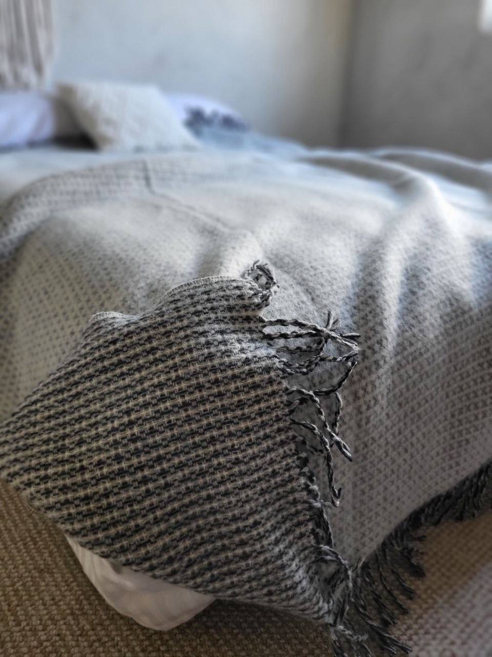Шерстяний плед Wool