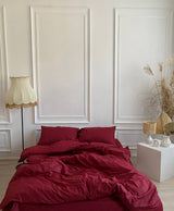 Комплект постільної білизни із ранфорсу Bordeaux