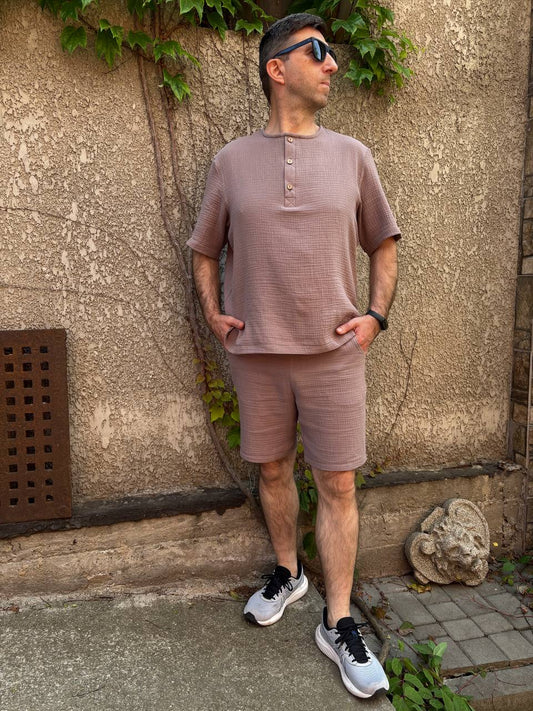 Піжама чоловіча муслінова Italy