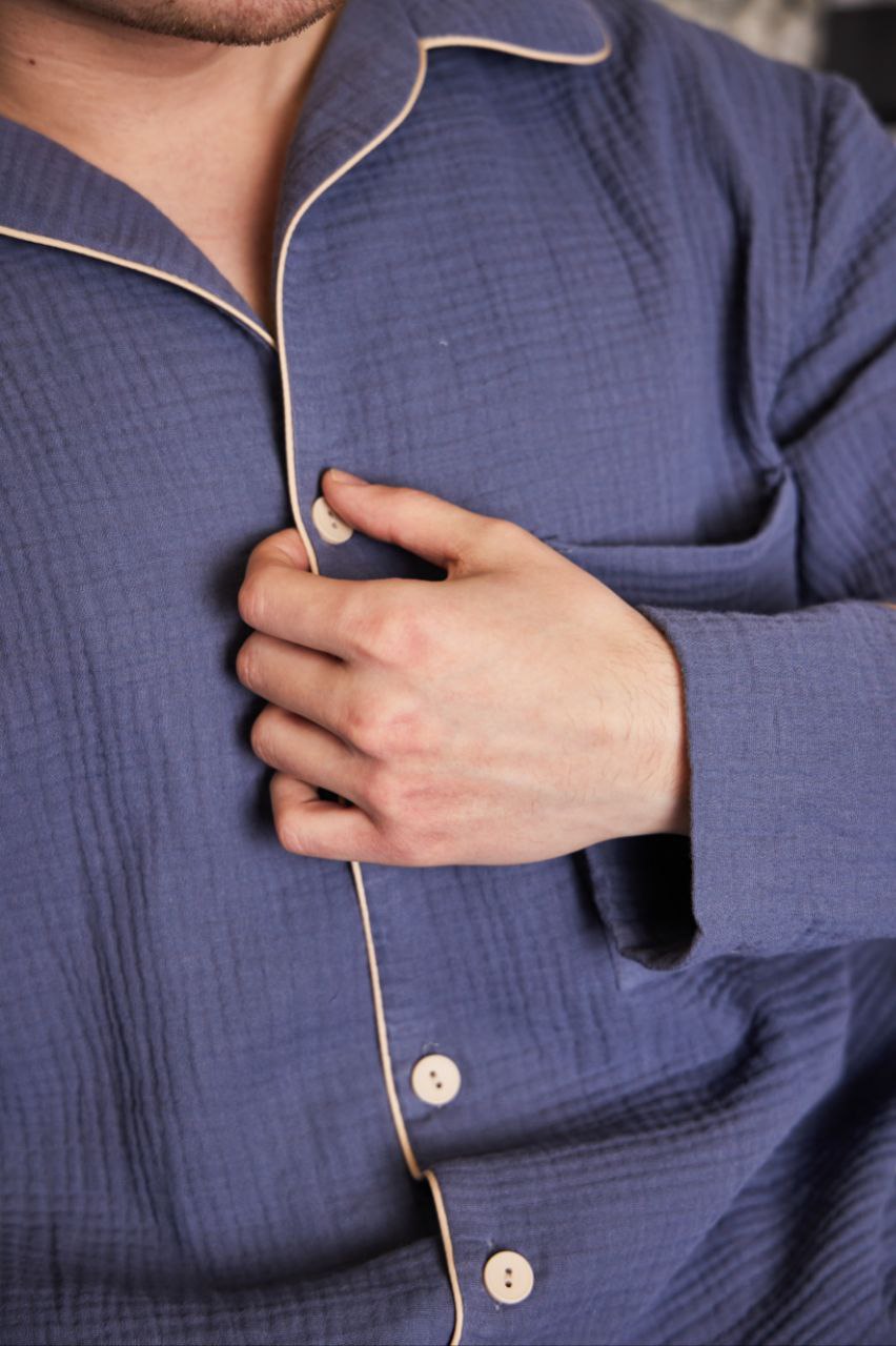 Піжама чоловіча муслінова Weekend Edition