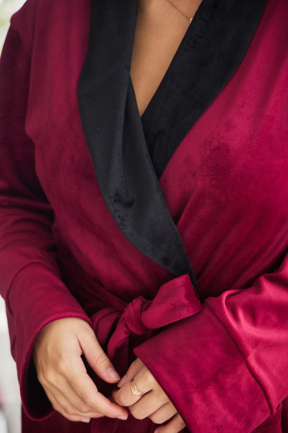 Жіночий халат велюровий Monika