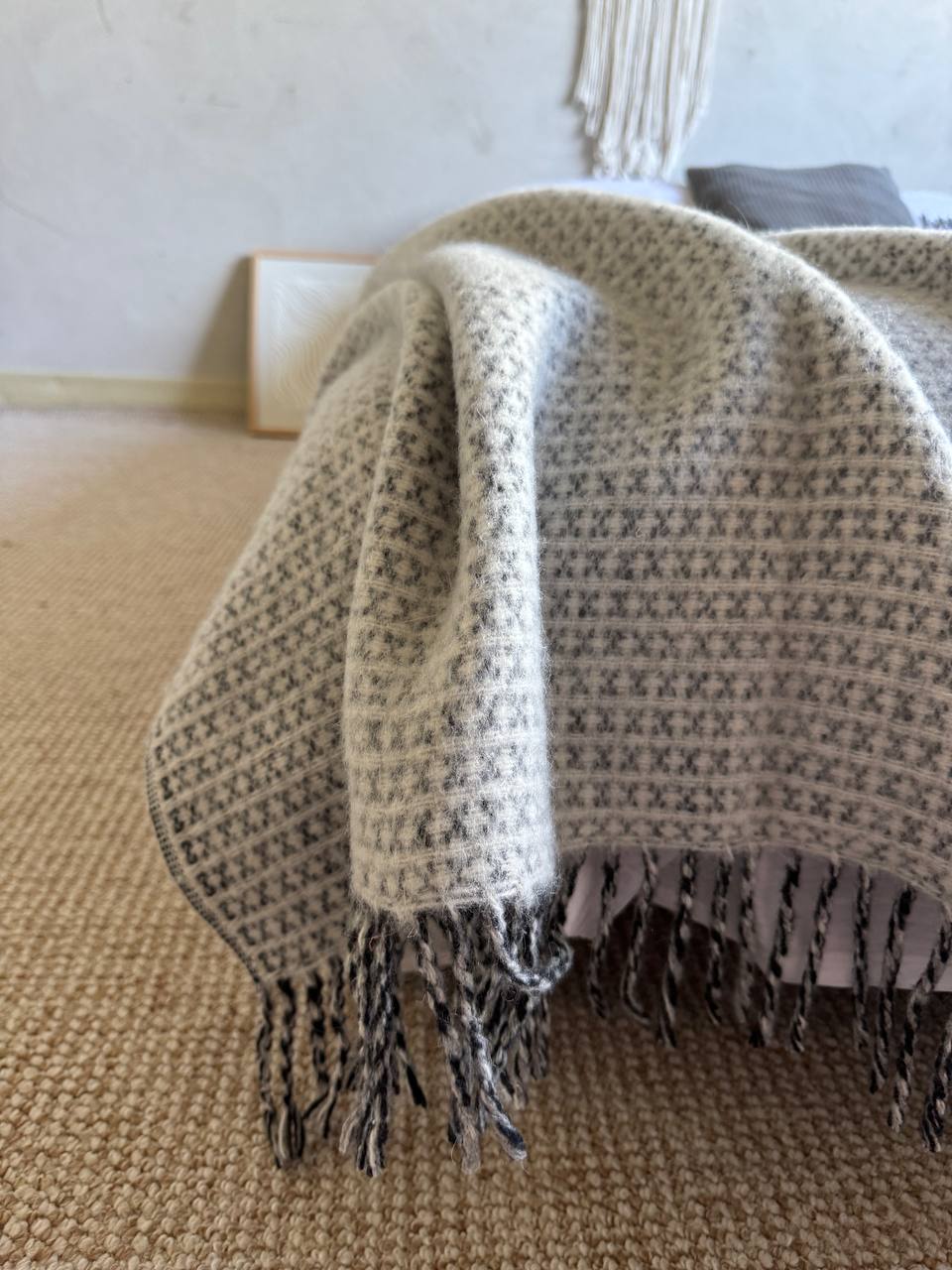Шерстяний плед Wool
