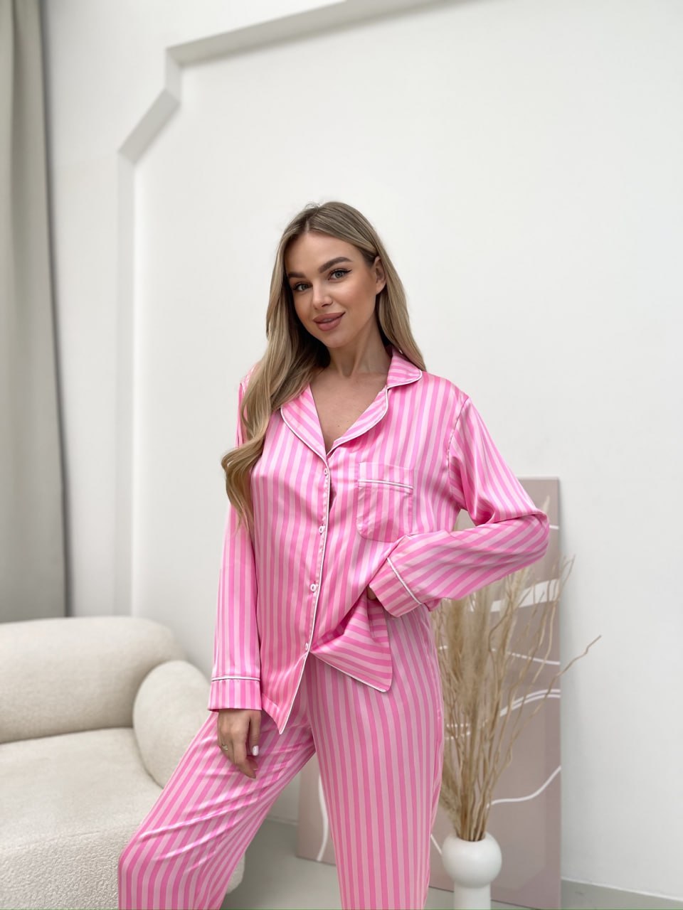 Піжама жіноча із шовку Victoria