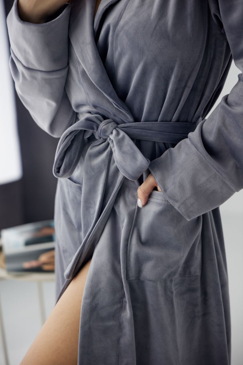 Жіночий халат велюровий Celia