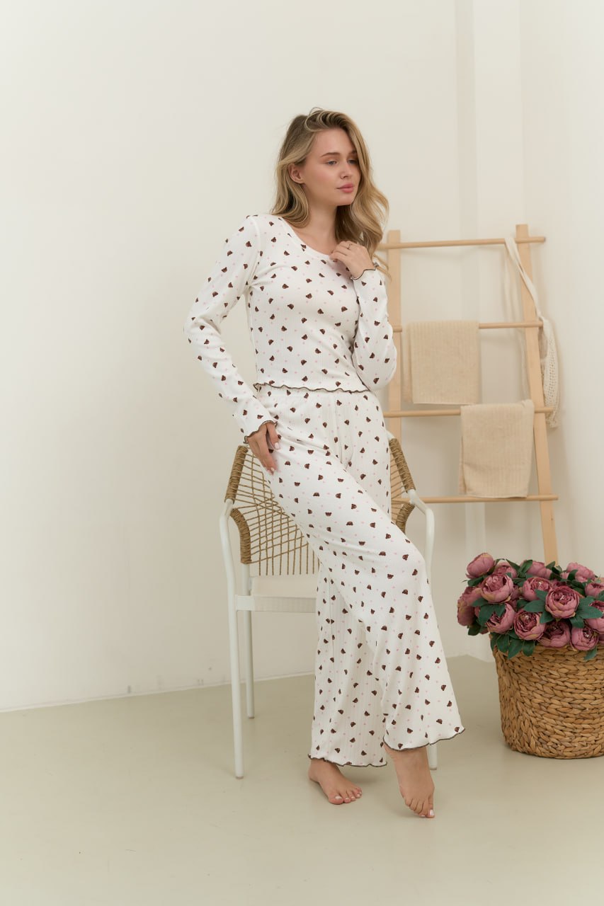 Піжама жіноча із трикотажу Teddy