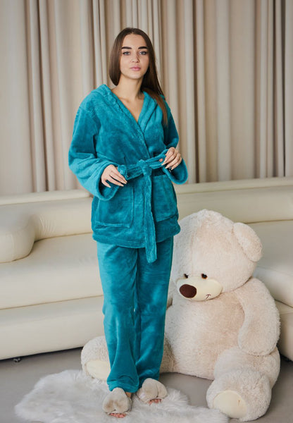 Піжама жіноча із велсофту шаль