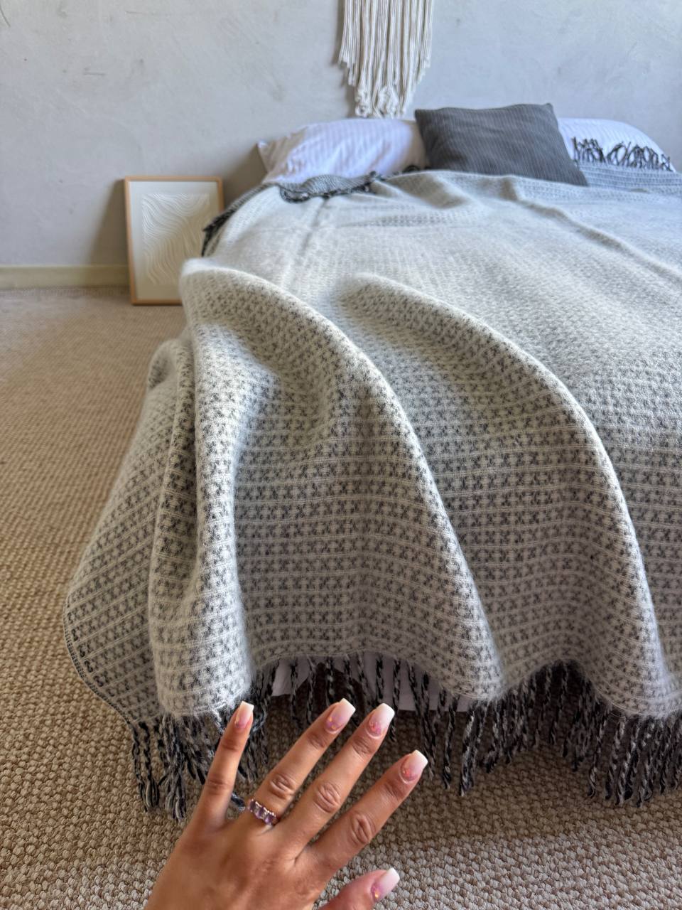 Шерстяний плед Wool