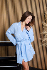 Жіночий халат мусліновий Love