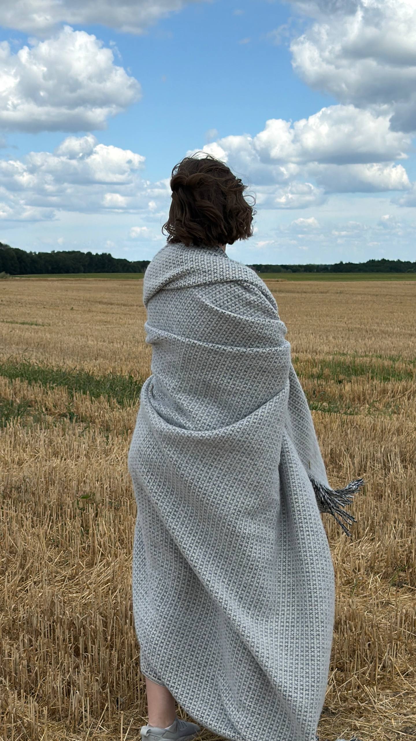 Шерстяний плед Wool