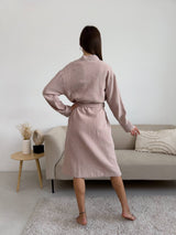 Жіночий халат мусліновий Latte