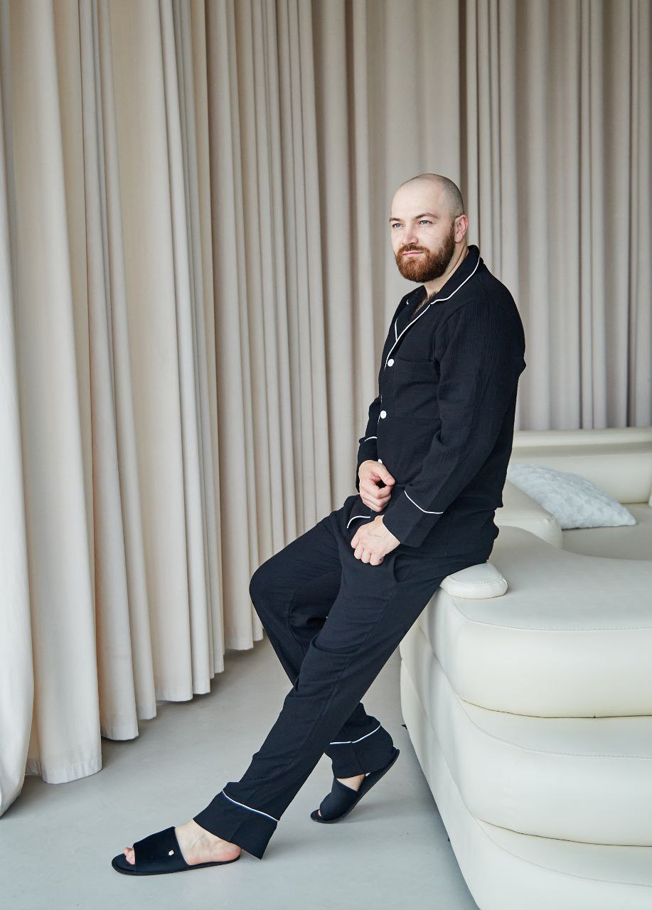 Піжама чоловіча муслінова Weekend Edition