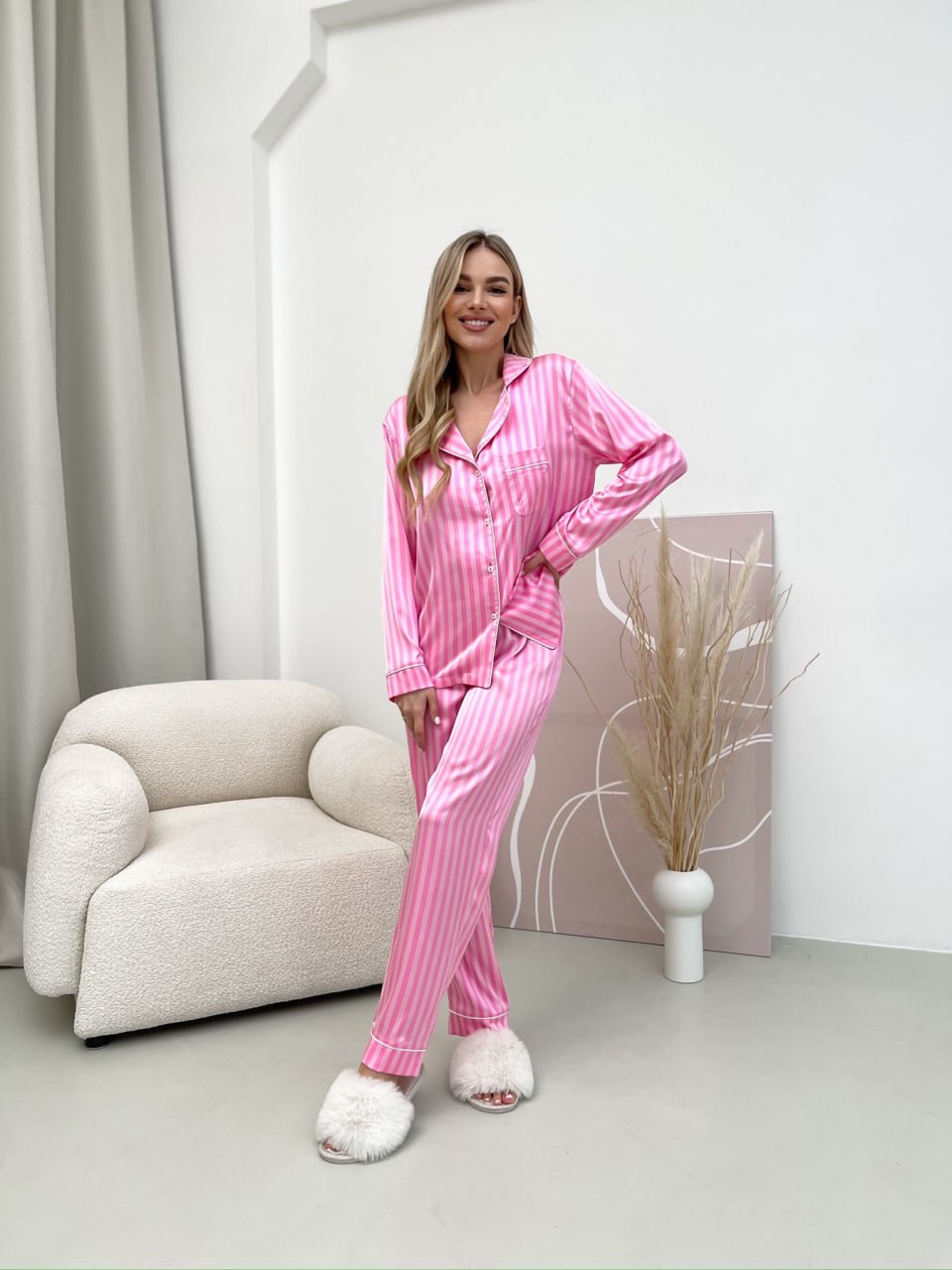 Піжама жіноча із шовку Victoria