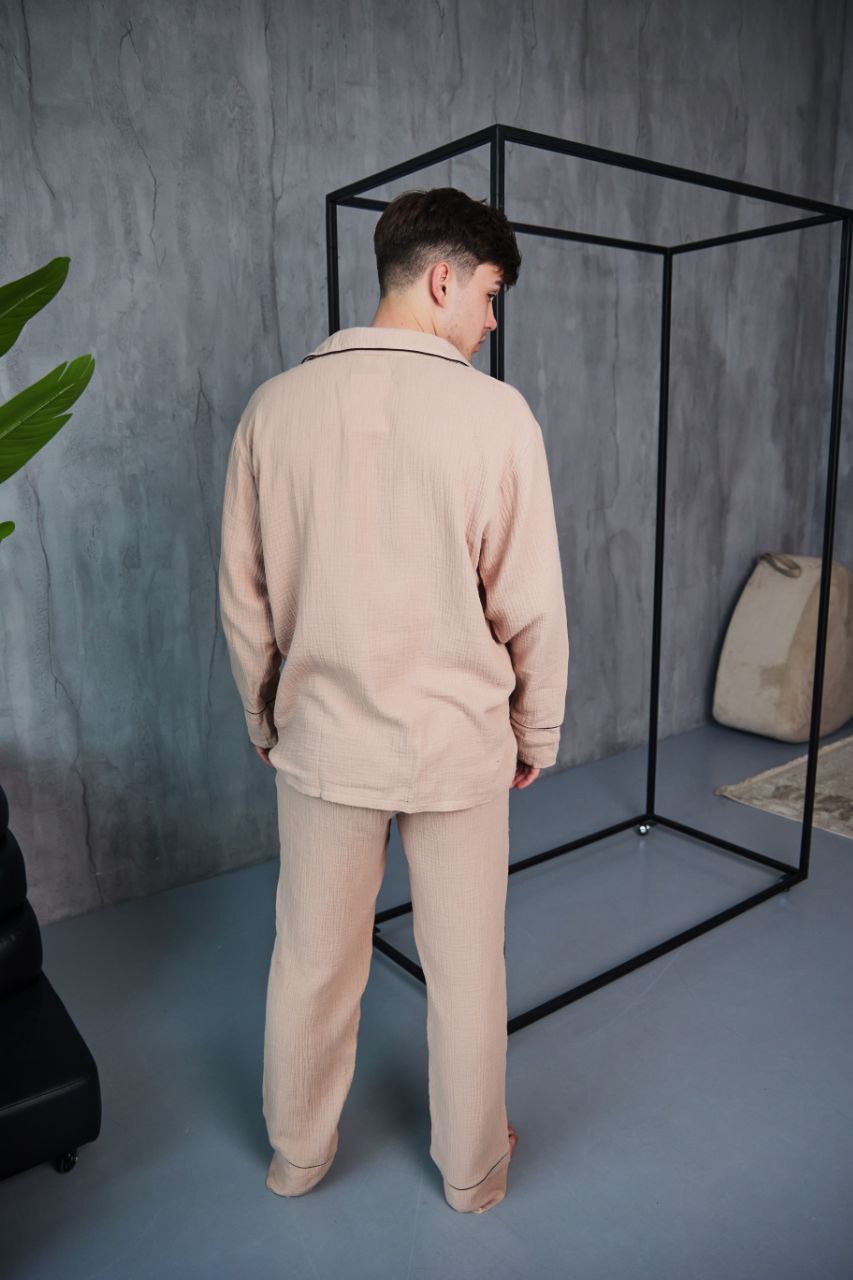 Піжама чоловіча муслінова Weekend Edition