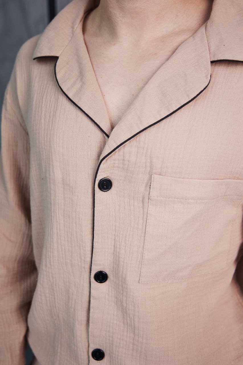 Піжама чоловіча муслінова Weekend Edition