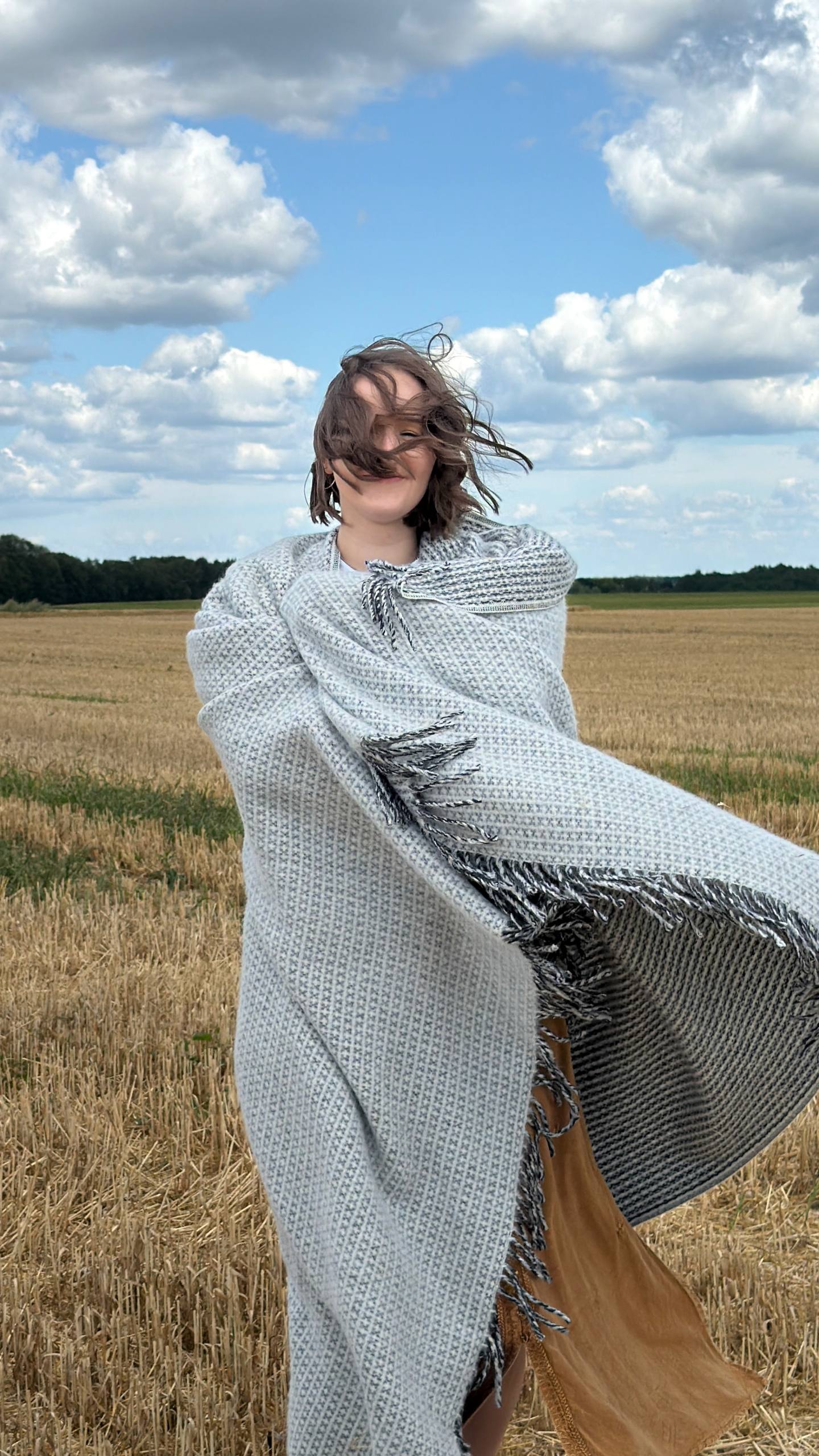 Шерстяний плед Wool