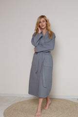 Жіночий халат вафельний Ideal