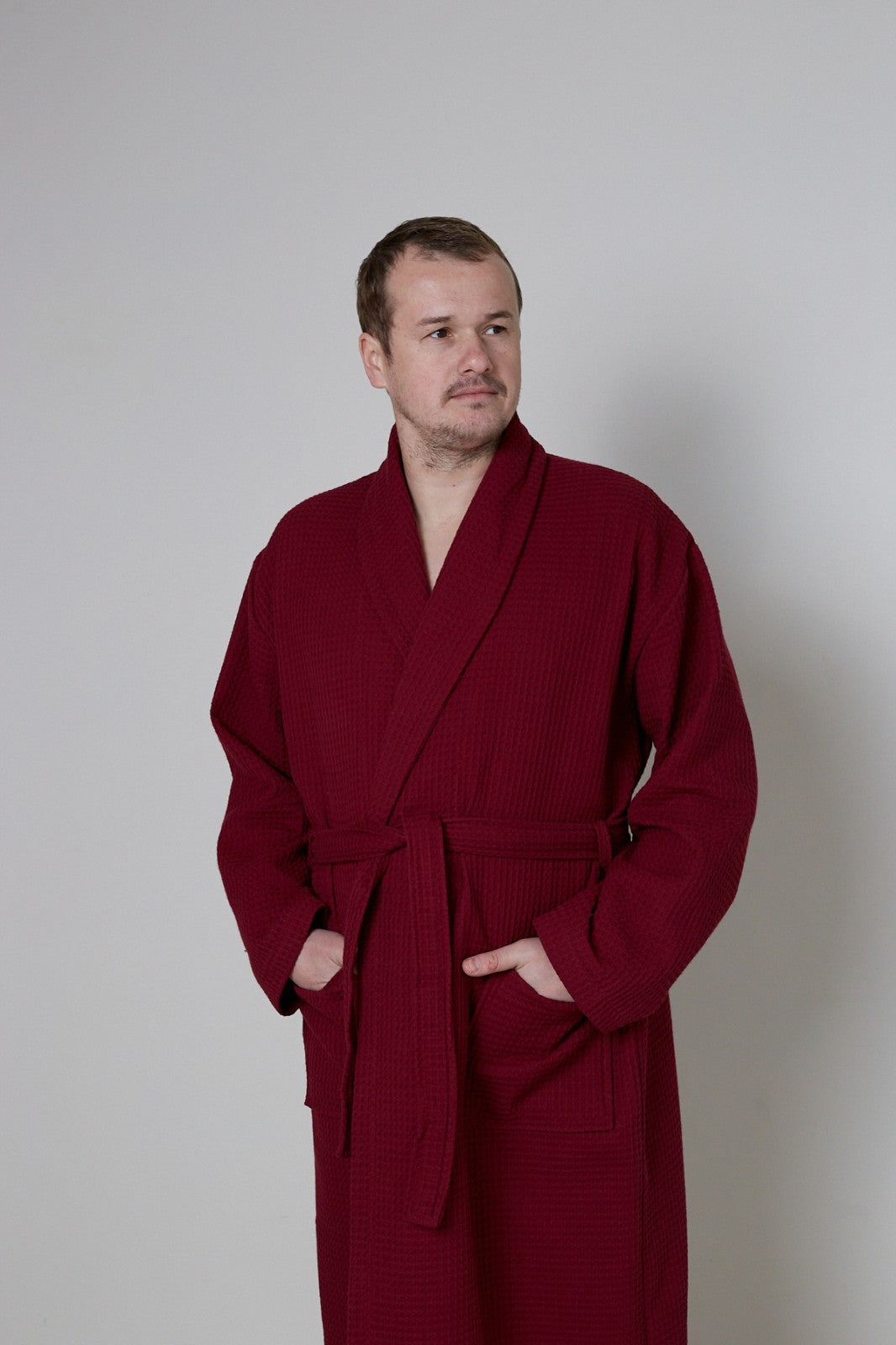 Чоловічий халат вафельний Ideal